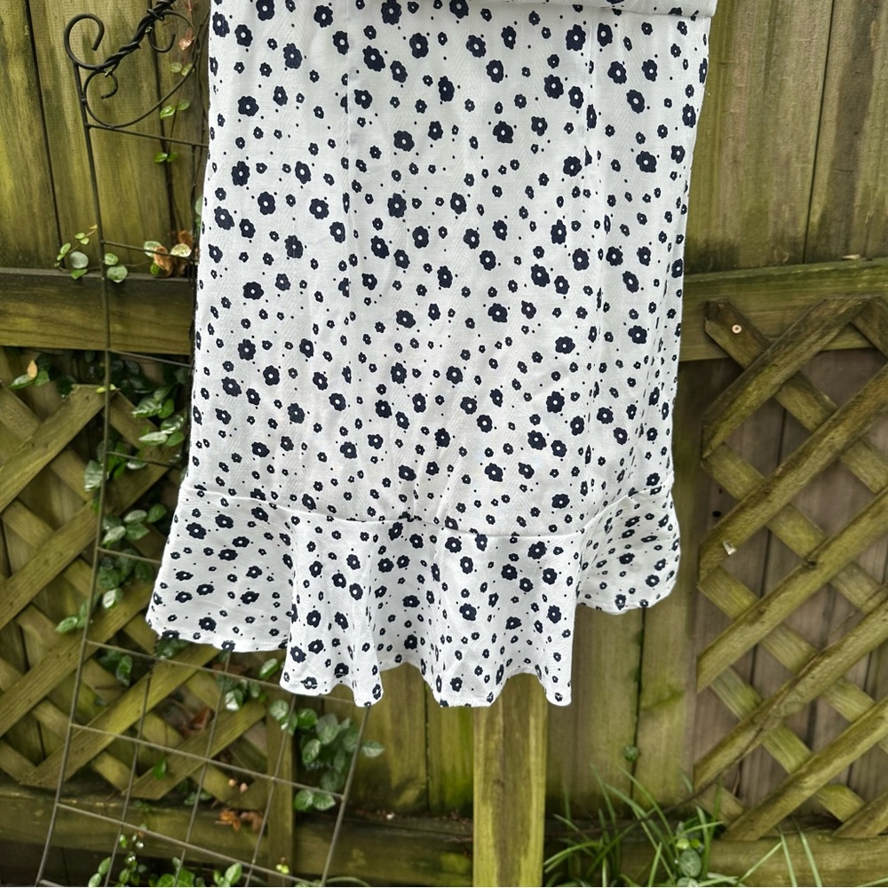 Princess Polly Nate Micro Mini Dress White‎ Floral Size 4 - Picture 7 of 13
